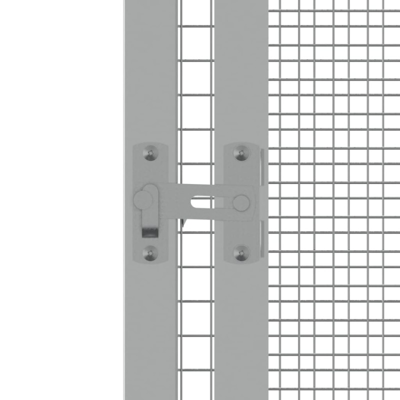 vidaXL Klietka pre vtáky antracit 213,5x217,5x211,5cm pozinkovaná oceľ