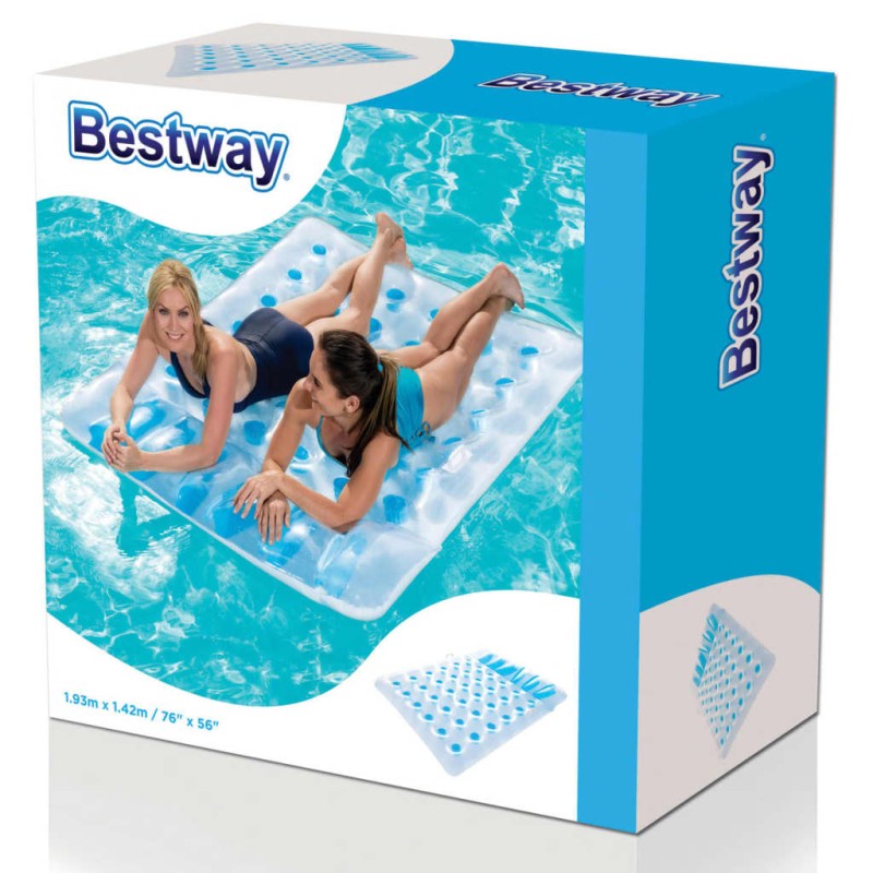 Bestway 2-miestne nafukovacie ležadlo do bazéna 43055