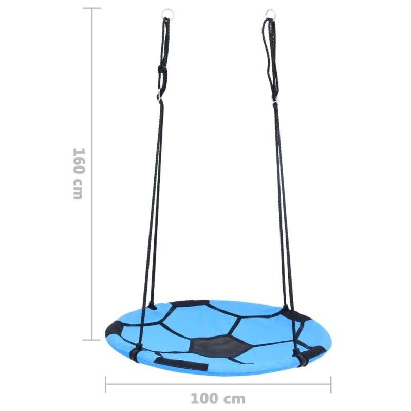 vidaXL Futbalová hniezdna hojdačka 100 cm