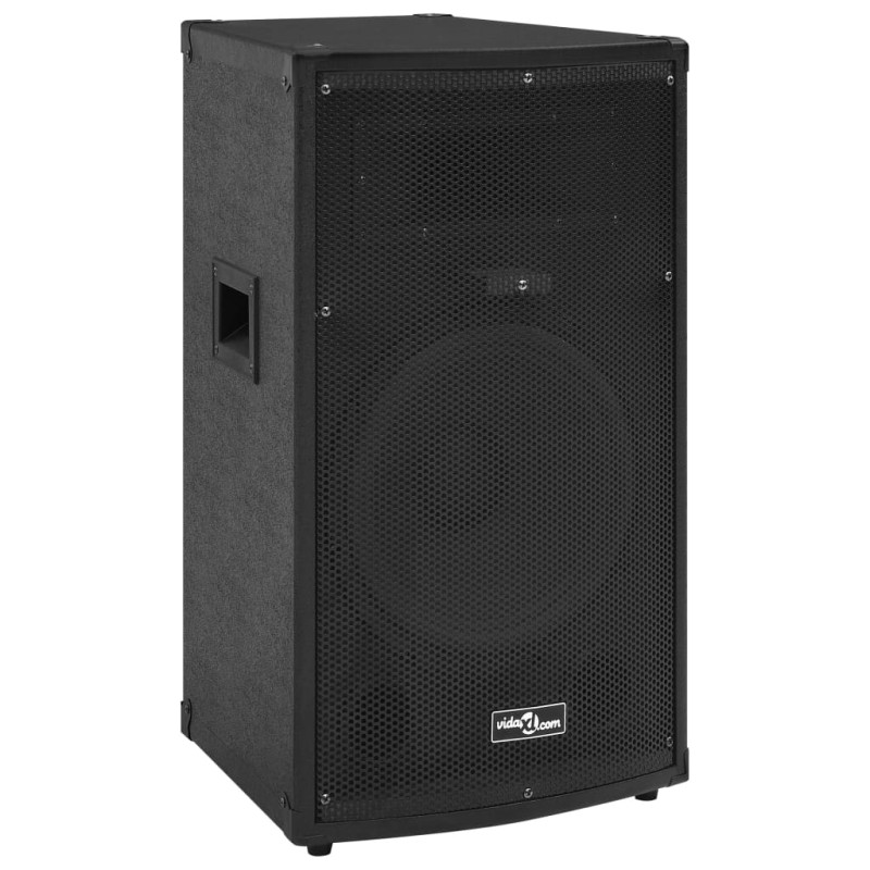 vidaXL Profesionálny pasívny hifi reproduktor 1000 W čierny 37x37x64cm