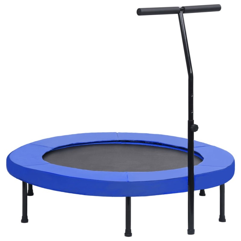 vidaXL Fitness trampolína s rukoväťou a bezpečnostnou podložkou 122 cm