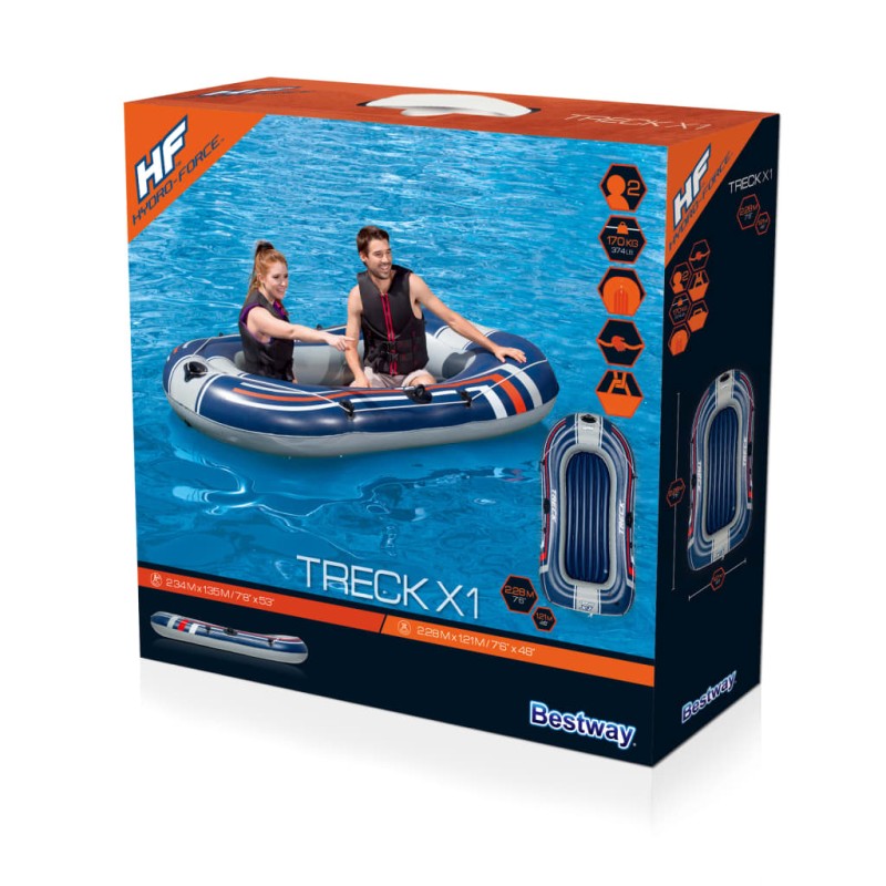 Bestway Hydro-Force Nafukovací čln Treck X1 228x121 cm 61064