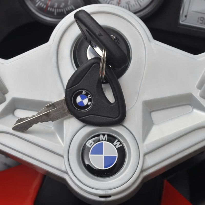 Elektrická motorka pre deti, červená BMW 283 6 V