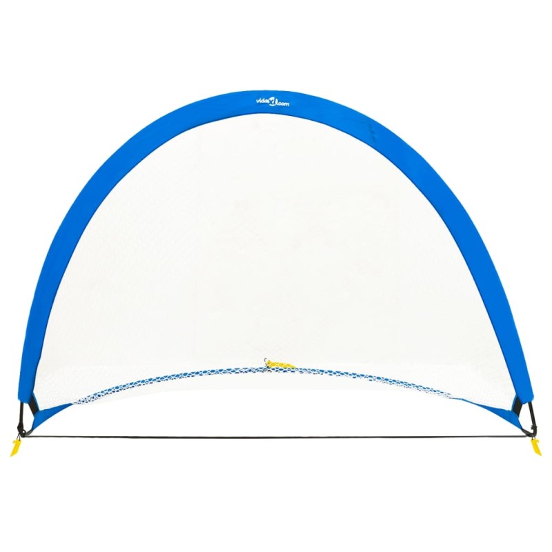 vidaXL Detské futbalové bránky 2 ks s úložným vakom 183x117,5x120,5 cm