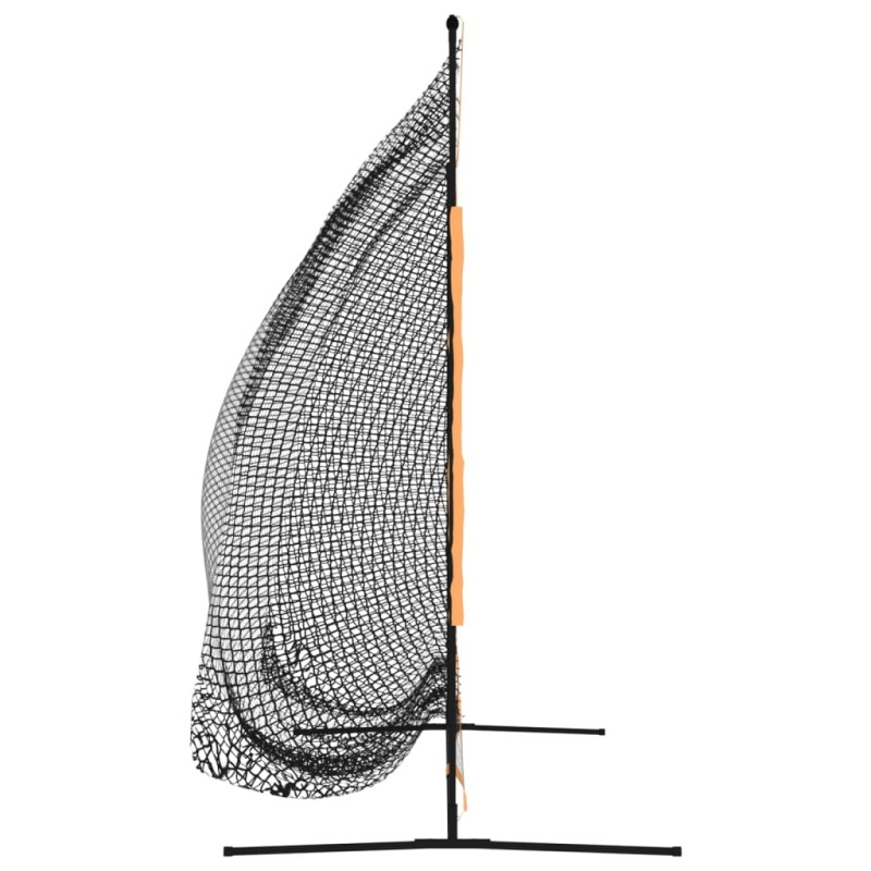 vidaXL Golfová tréningová sieť čierno-oranžová 215x107x216cm polyester