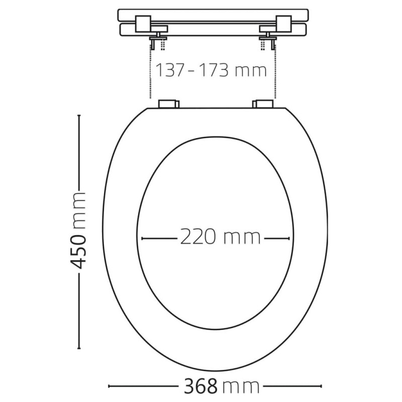 RIDDER WC sedadlo s jemným uzatváraním biele A0070700 Premium