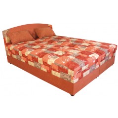 Falco posteľ Betty 160x200 oranžová/vzor