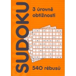 Sudoku 540 rébusů - 3 úrovně obtížnosti